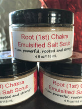 Load image into Gallery viewer, Root Chakra Emulsified Salt Scrub